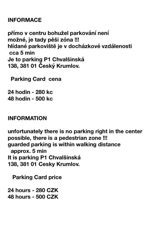 Apartman Natalya Gold Cesky Krumlov Bagian luar foto
